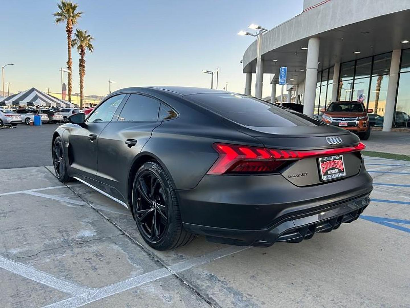 2022 BLACK Audi e-tron GT (WAUFJBFW6N7) with an Dual AC Electric Motors engine, Single-Speed Fixed Gear transmission, located at 412 Auto Vista Drive, Palmdale, 93551, (661) 945-0620, 34.592636, -118.136681 - Photo#7