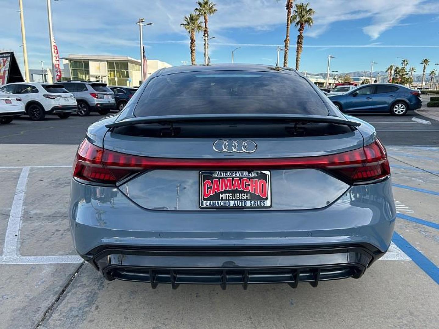 2022 GRAY Audi e-tron GT (WAUFJBFW6N7) with an Dual AC Electric Motors engine, Single-Speed Fixed Gear transmission, located at 412 Auto Vista Drive, Palmdale, 93551, (661) 945-0620, 34.592636, -118.136681- Photo#3