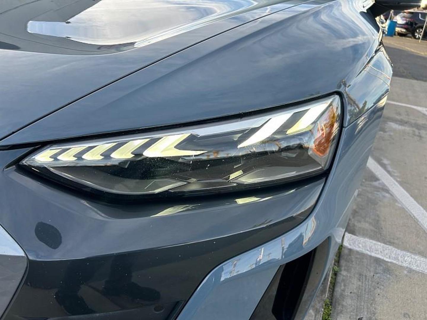 2022 GRAY Audi e-tron GT (WAUFJBFW6N7) with an Dual AC Electric Motors engine, Single-Speed Fixed Gear transmission, located at 412 Auto Vista Drive, Palmdale, 93551, (661) 945-0620, 34.592636, -118.136681- Photo#8