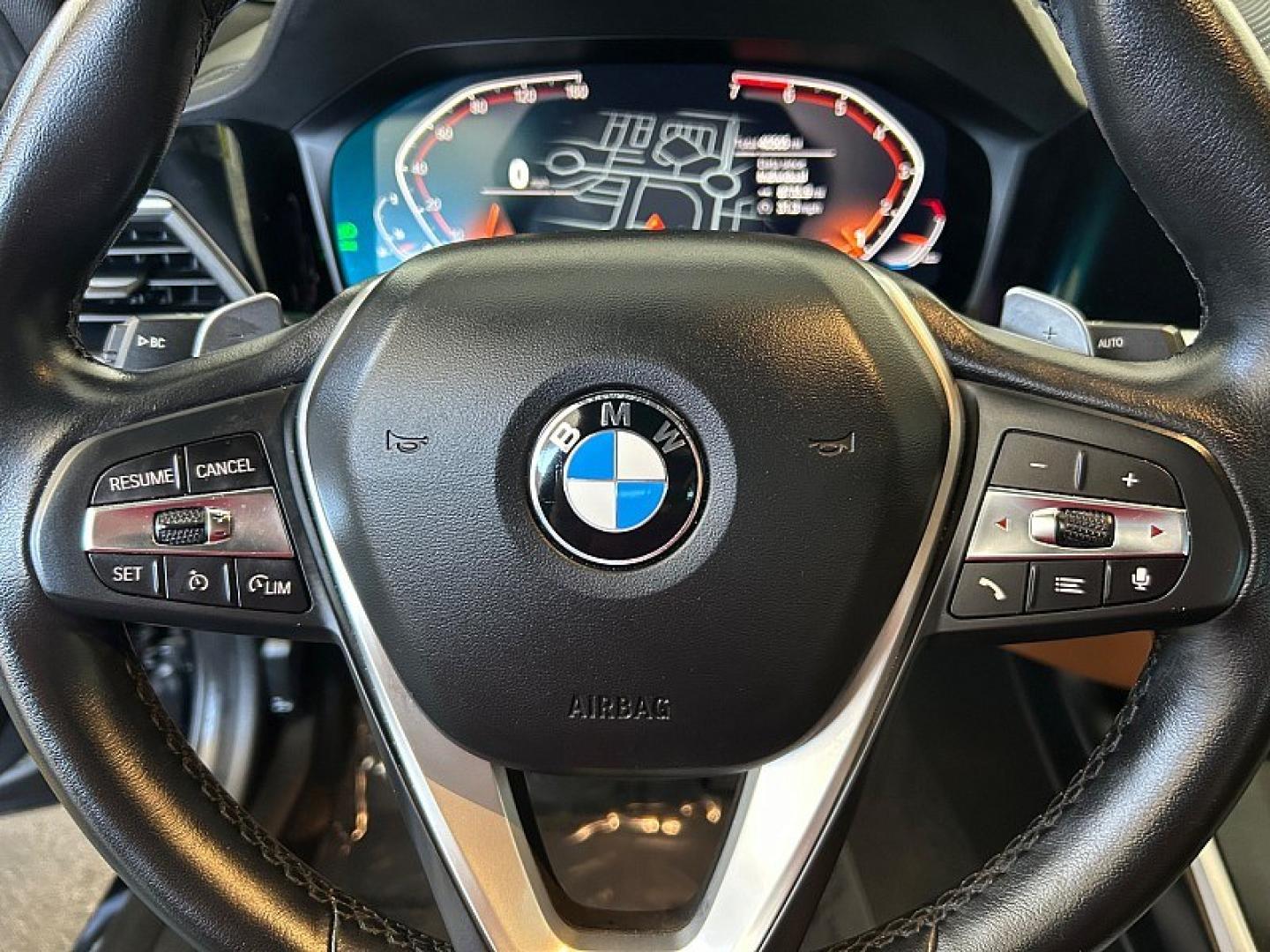 2022 BLACK BMW 3 Series (3MW5R1J06N8) with an 4-Cyl Turbo 2.0 Liter engine, Automatic 8-Spd Sport w/Sport transmission, located at 412 Auto Vista Drive, Palmdale, 93551, (661) 945-0620, 34.592636, -118.136681 - Photo#19