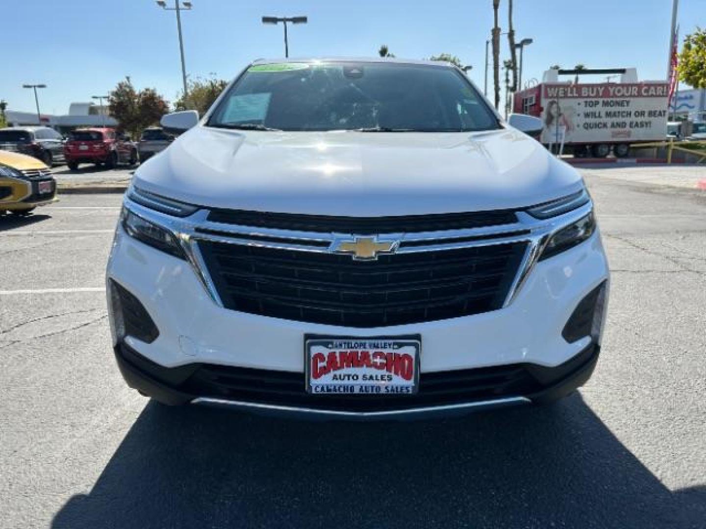 2022 WHITE Chevrolet Equinox (3GNAXUEV1NL) with an 4-Cyl Turbo 1.5 Liter engine, Automatic 6-Spd w/Overdrive transmission, located at 412 Auto Vista Drive, Palmdale, 93551, (661) 945-0620, 34.592636, -118.136681 - Photo#5