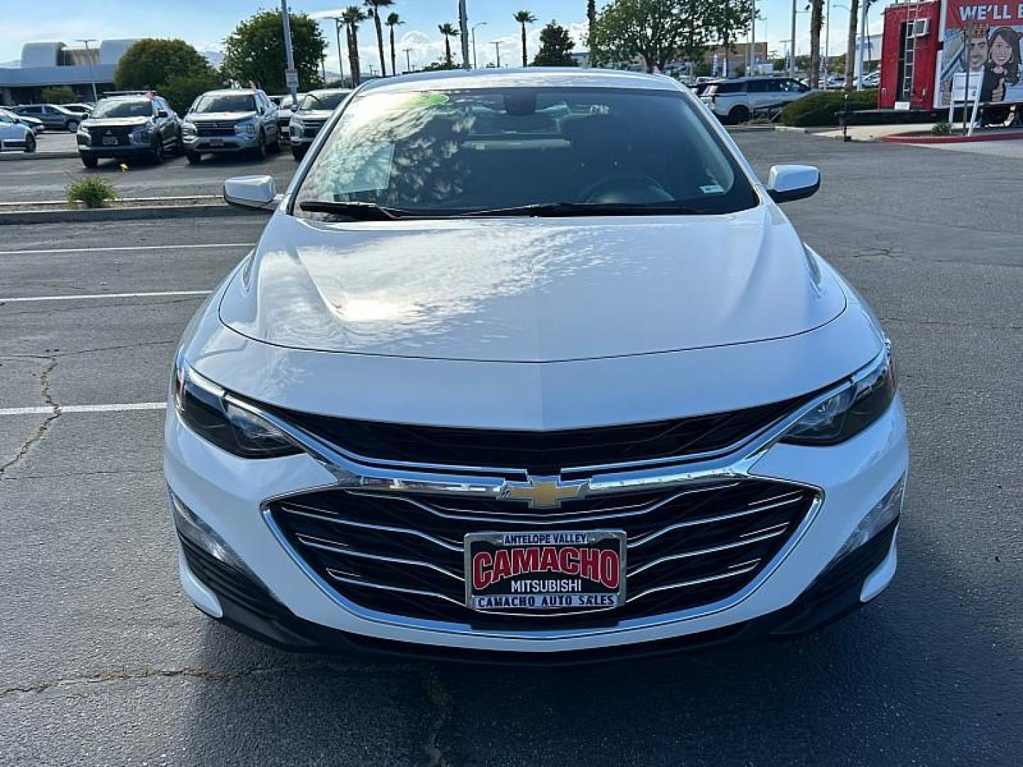 2022 WHITE Chevrolet Malibu (1G1ZD5ST9NF) with an 4-Cyl Turbo 1.5 Liter engine, Automatic CVT transmission, located at 412 Auto Vista Drive, Palmdale, 93551, (661) 945-0620, 34.592636, -118.136681 - Photo#1