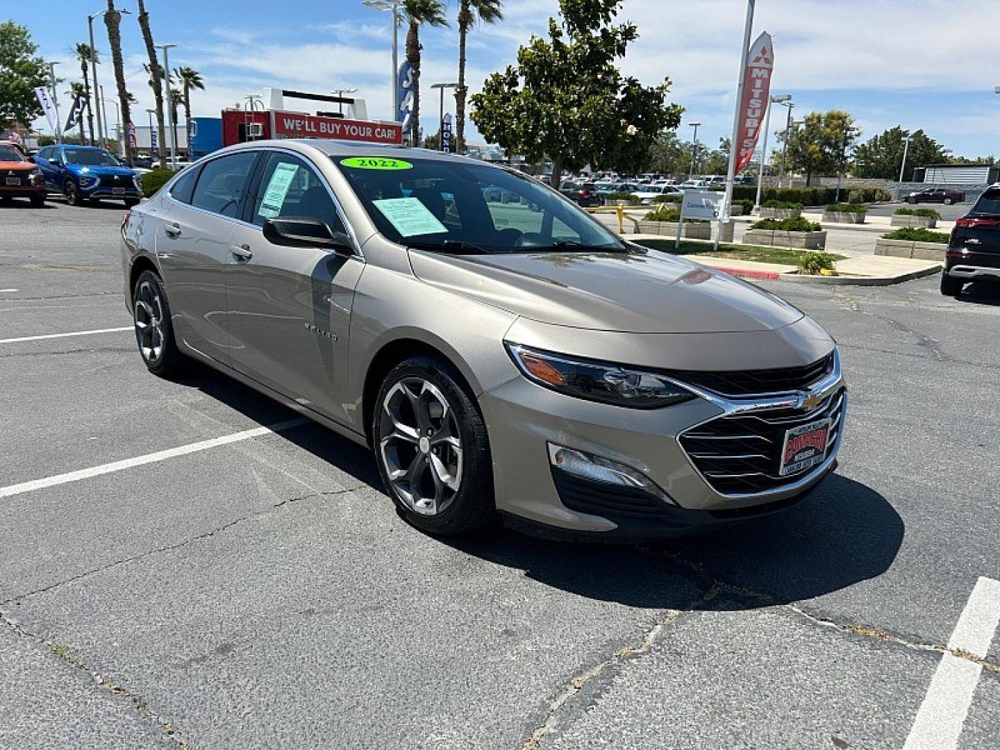 2022 GRAY Chevrolet Malibu (1G1ZD5ST6NF) with an 4-Cyl Turbo 1.5 Liter engine, Automatic CVT transmission, located at 412 Auto Vista Drive, Palmdale, 93551, (661) 945-0620, 34.592636, -118.136681- Photo#0