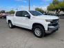 2022 Summit White Chevrolet Silverado 1500 Limited LT (3GCUYDET0NG) with an 3.0L Duramax 3.0L Diesel Turbo I6 277hp 460ft. lbs. Common Rail Direct Injection engine, 10-Speed Shiftable Automatic transmission, located at 800 Riverside Ave, Roseville, CA, 95678, 916-773-4549 & Toll Free: 866-719-4393, 38.732265, -121.291039 - DURAMAX DIESEL CREW CAB 4X4 LT ONE OWNER CLEAN CARFAX - Photo#1