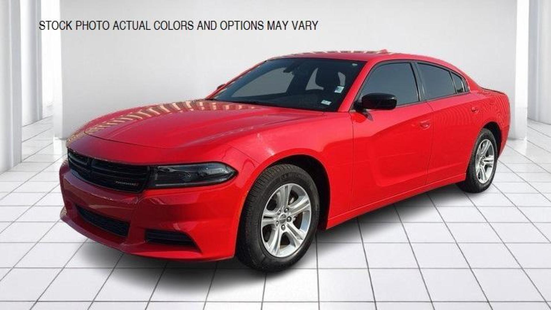 2022 RED Dodge Charger (2C3CDXBG1NH) with an V6 3.6 Liter engine, Automatic 8-Spd w/AutoStick transmission, located at 412 Auto Vista Drive, Palmdale, 93551, (661) 945-0620, 34.592636, -118.136681 - Photo#0