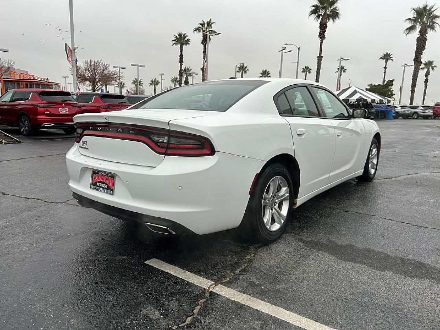 2022 WHITE Dodge Charger (2C3CDXBG5NH) with an V6 3.6 Liter engine, Automatic 8-Spd w/AutoStick transmission, located at 412 Auto Vista Drive, Palmdale, 93551, (661) 945-0620, 34.592636, -118.136681 - Photo#12
