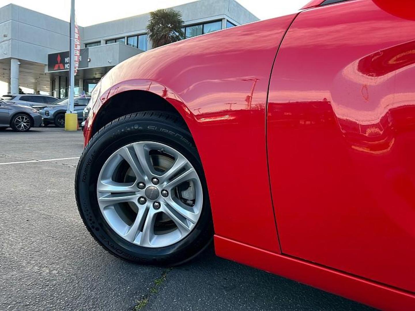 2022 RED Dodge Charger (2C3CDXBG6NH) with an V6 3.6 Liter engine, Automatic 8-Spd w/AutoStick transmission, located at 412 Auto Vista Drive, Palmdale, 93551, (661) 945-0620, 34.592636, -118.136681 - Photo#10