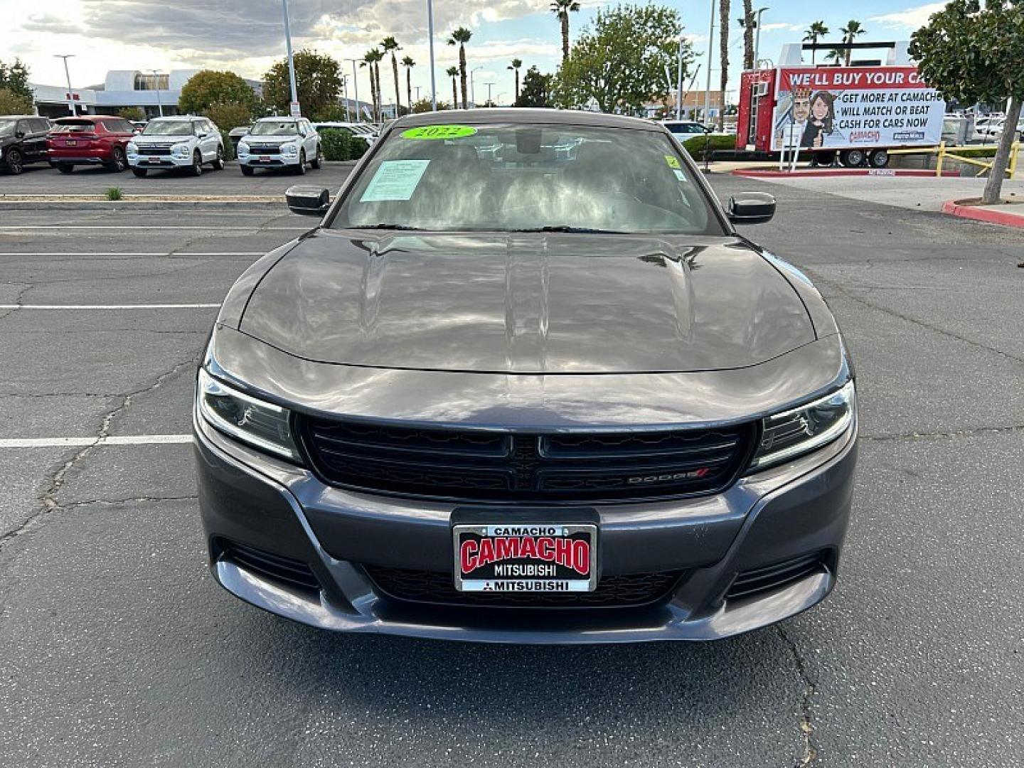 2022 GRAY Dodge Charger (2C3CDXBG4NH) with an V6 3.6 Liter engine, Automatic 8-Spd w/AutoStick transmission, located at 412 Auto Vista Drive, Palmdale, 93551, (661) 945-0620, 34.592636, -118.136681- Photo#1