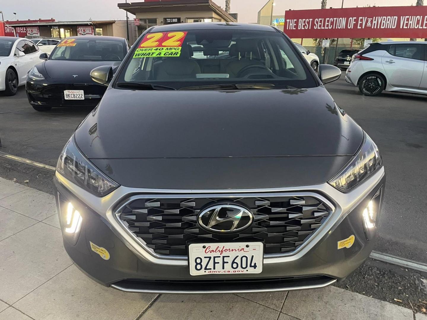 2022 Hyundai Ioniq Plug-In Hybrid SEL (KMHC75LD4NU) with an 1.6L L4 DOHC 16V HYBRID engine, 6A transmission, located at 744 E Miner Ave, Stockton, CA, 95202, (209) 944-5770, 37.956863, -121.282082 - PLUS TAXES AND FEES NO CHARGER AVAILABLE - Photo#1