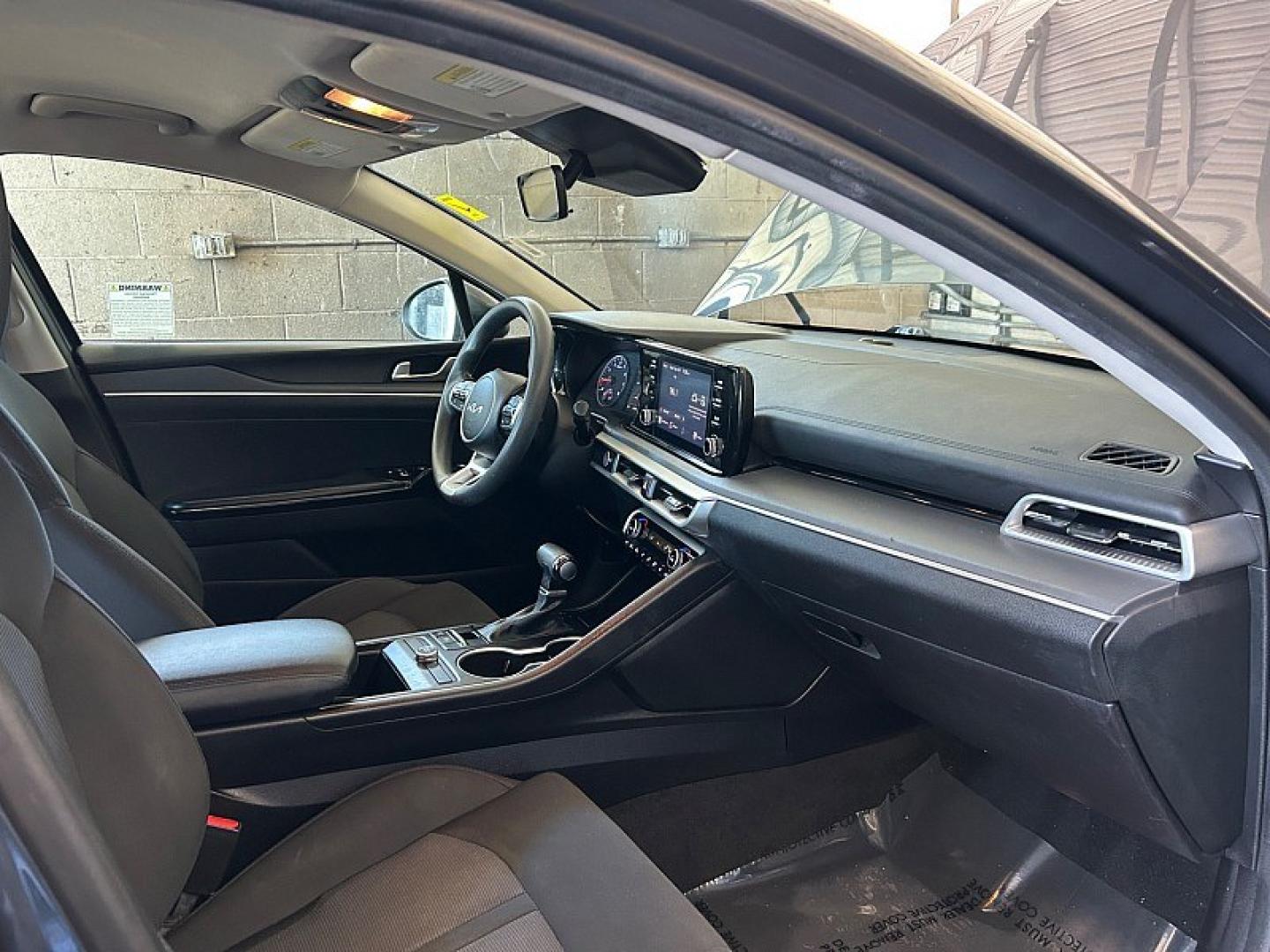 2022 GRAY Kia K5 (5XXG14J25NG) with an 4-Cyl Turbo 1.6 Liter engine, Automatic 8-Spd transmission, located at 412 Auto Vista Drive, Palmdale, 93551, (661) 945-0620, 34.592636, -118.136681- Photo#29