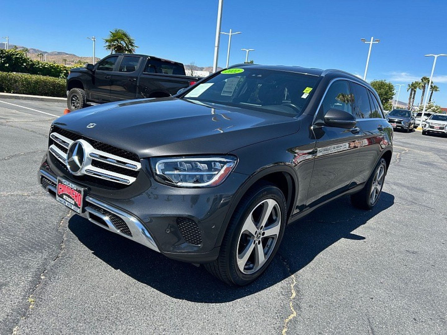 2022 Gray Mercedes-Benz GLC (W1N0G8DB8NV) with an 4-Cyl Turbo 2.0 Liter engine, Automatic 9-Spd 9G-Tronic transmission, located at 412 Auto Vista Drive, Palmdale, 93551, (661) 945-0620, 34.592636, -118.136681- Photo#6