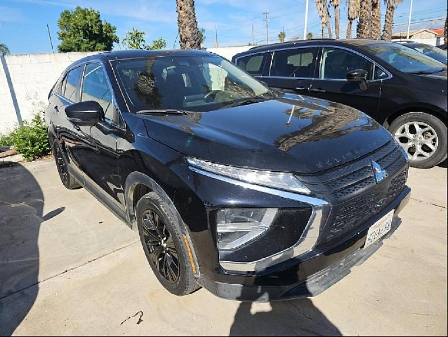 2022 BLACK Mitsubishi Eclipse Cross (JA4ASVAA1NZ) with an 4-Cyl Turbo 1.5 Liter engine, Automatic CVT w/Sport Mode transmission, located at 412 Auto Vista Drive, Palmdale, 93551, (661) 945-0620, 34.592636, -118.136681 - Photo#3