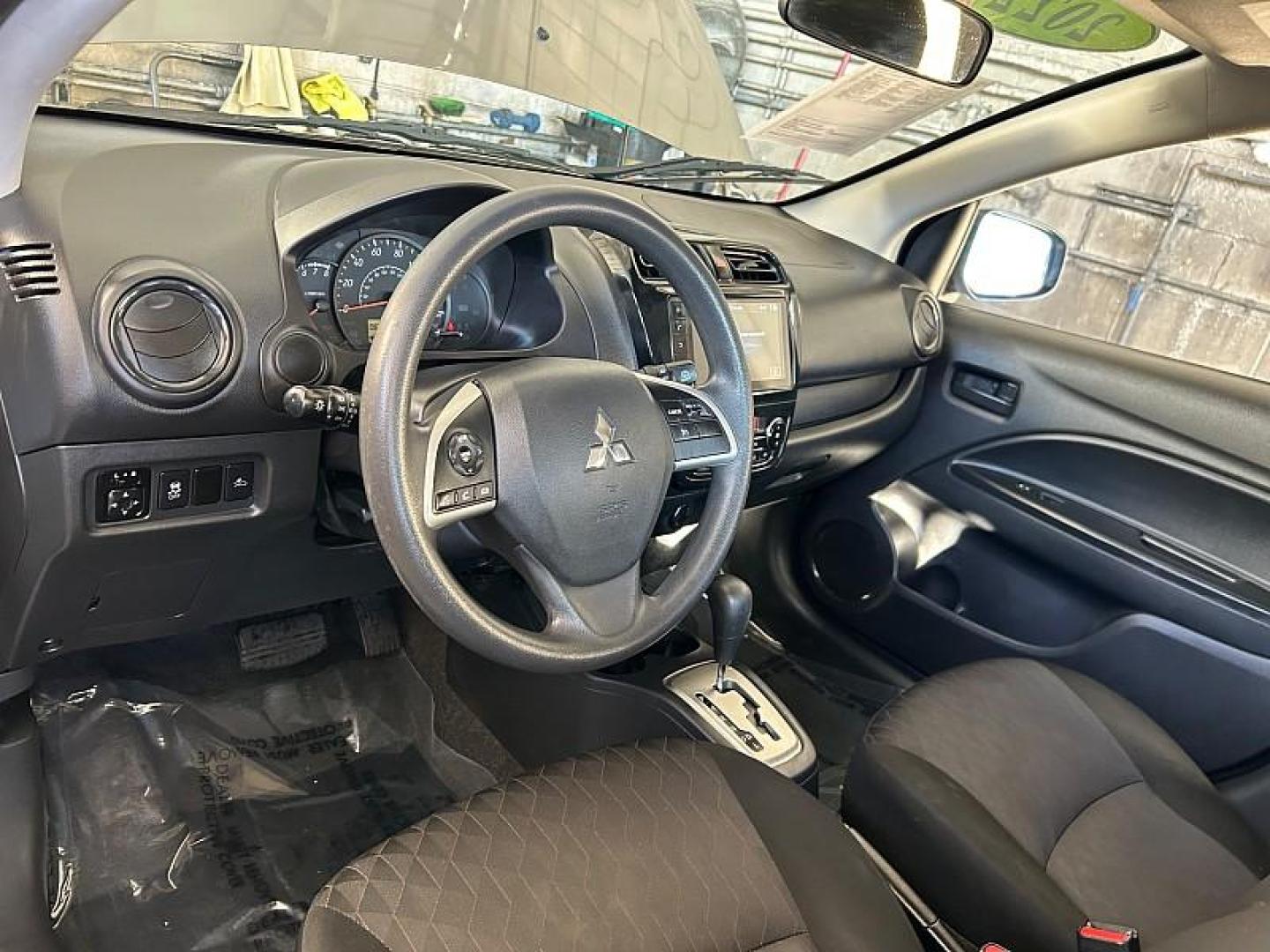 2022 GRAY Mitsubishi Mirage (ML32AUHJ4NH) with an 3-Cyl 1.2 Liter engine, Automatic CVT transmission, located at 412 Auto Vista Drive, Palmdale, 93551, (661) 945-0620, 34.592636, -118.136681 - Photo#10