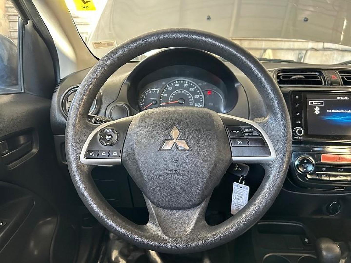 2022 GRAY Mitsubishi Mirage (ML32AUHJ4NH) with an 3-Cyl 1.2 Liter engine, Automatic CVT transmission, located at 412 Auto Vista Drive, Palmdale, 93551, (661) 945-0620, 34.592636, -118.136681 - Photo#11