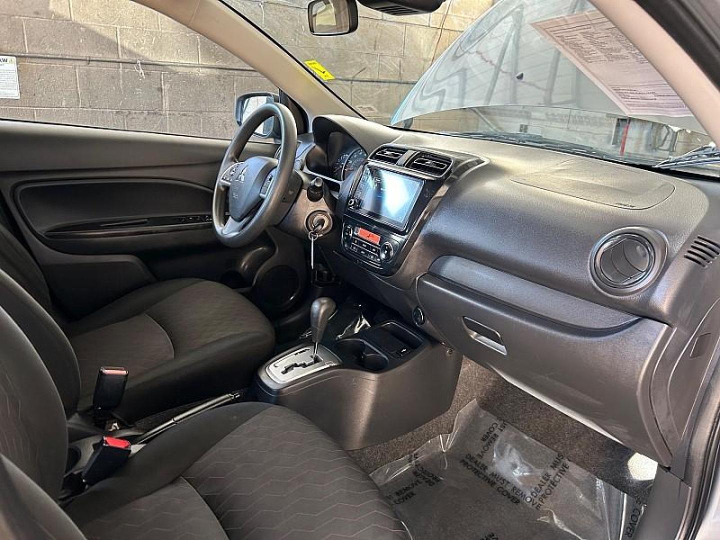 2022 GRAY Mitsubishi Mirage (ML32AUHJ4NH) with an 3-Cyl 1.2 Liter engine, Automatic CVT transmission, located at 412 Auto Vista Drive, Palmdale, 93551, (661) 945-0620, 34.592636, -118.136681 - Photo#19