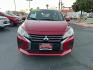 2022 RED Mitsubishi Mirage (ML32AUHJ4NH) with an 3-Cyl 1.2 Liter engine, Automatic CVT transmission, located at 412 Auto Vista Drive, Palmdale, 93551, (661) 945-0620, 34.592636, -118.136681 - Photo#2