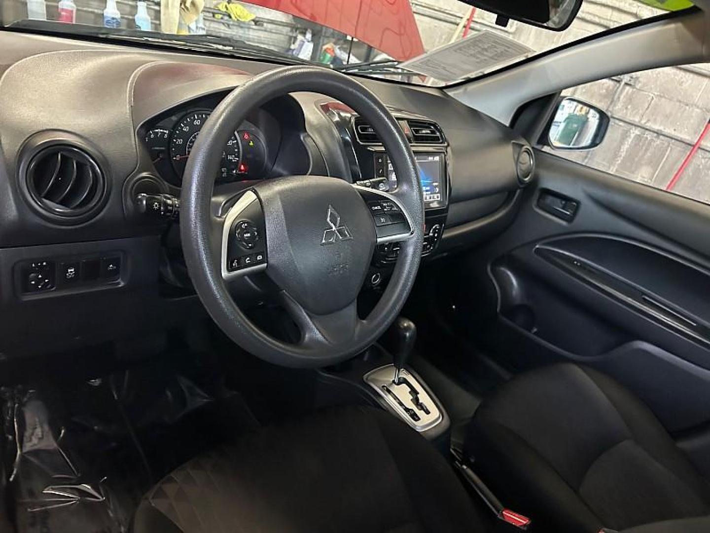 2022 RED Mitsubishi Mirage (ML32AUHJ4NH) with an 3-Cyl 1.2 Liter engine, Automatic CVT transmission, located at 412 Auto Vista Drive, Palmdale, 93551, (661) 945-0620, 34.592636, -118.136681 - Photo#10