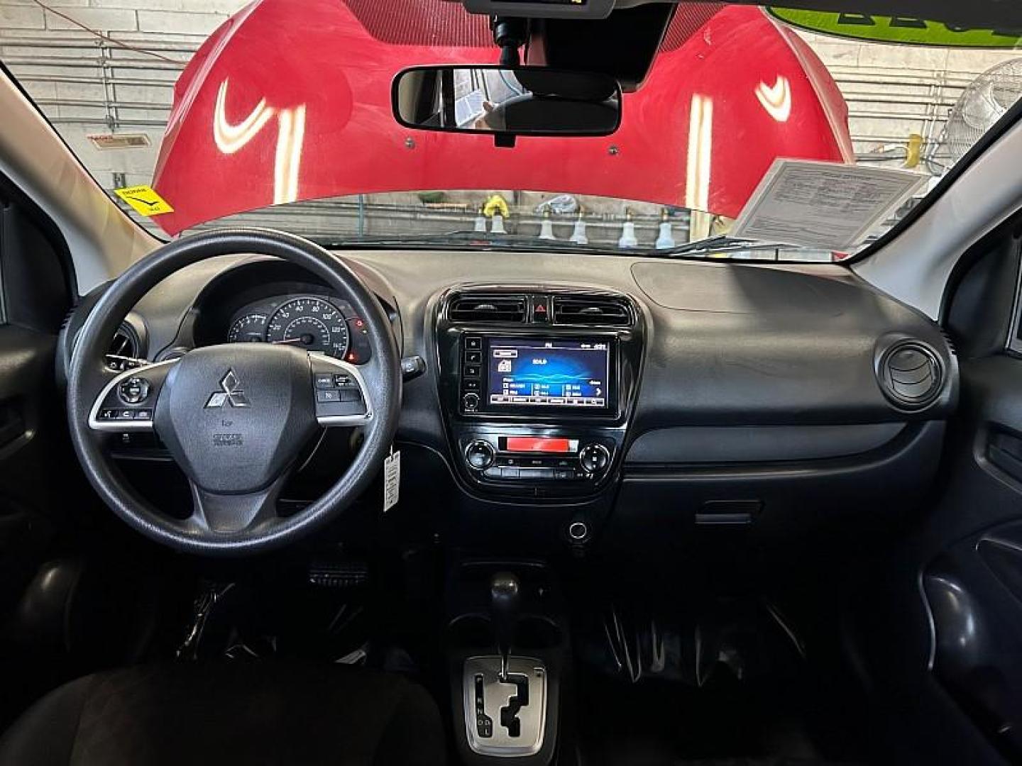 2022 RED Mitsubishi Mirage (ML32AUHJ4NH) with an 3-Cyl 1.2 Liter engine, Automatic CVT transmission, located at 412 Auto Vista Drive, Palmdale, 93551, (661) 945-0620, 34.592636, -118.136681 - Photo#11