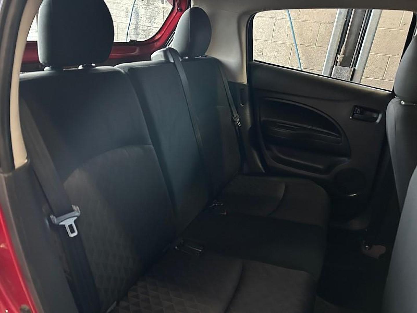 2022 RED Mitsubishi Mirage (ML32AUHJ4NH) with an 3-Cyl 1.2 Liter engine, Automatic CVT transmission, located at 412 Auto Vista Drive, Palmdale, 93551, (661) 945-0620, 34.592636, -118.136681 - Photo#18