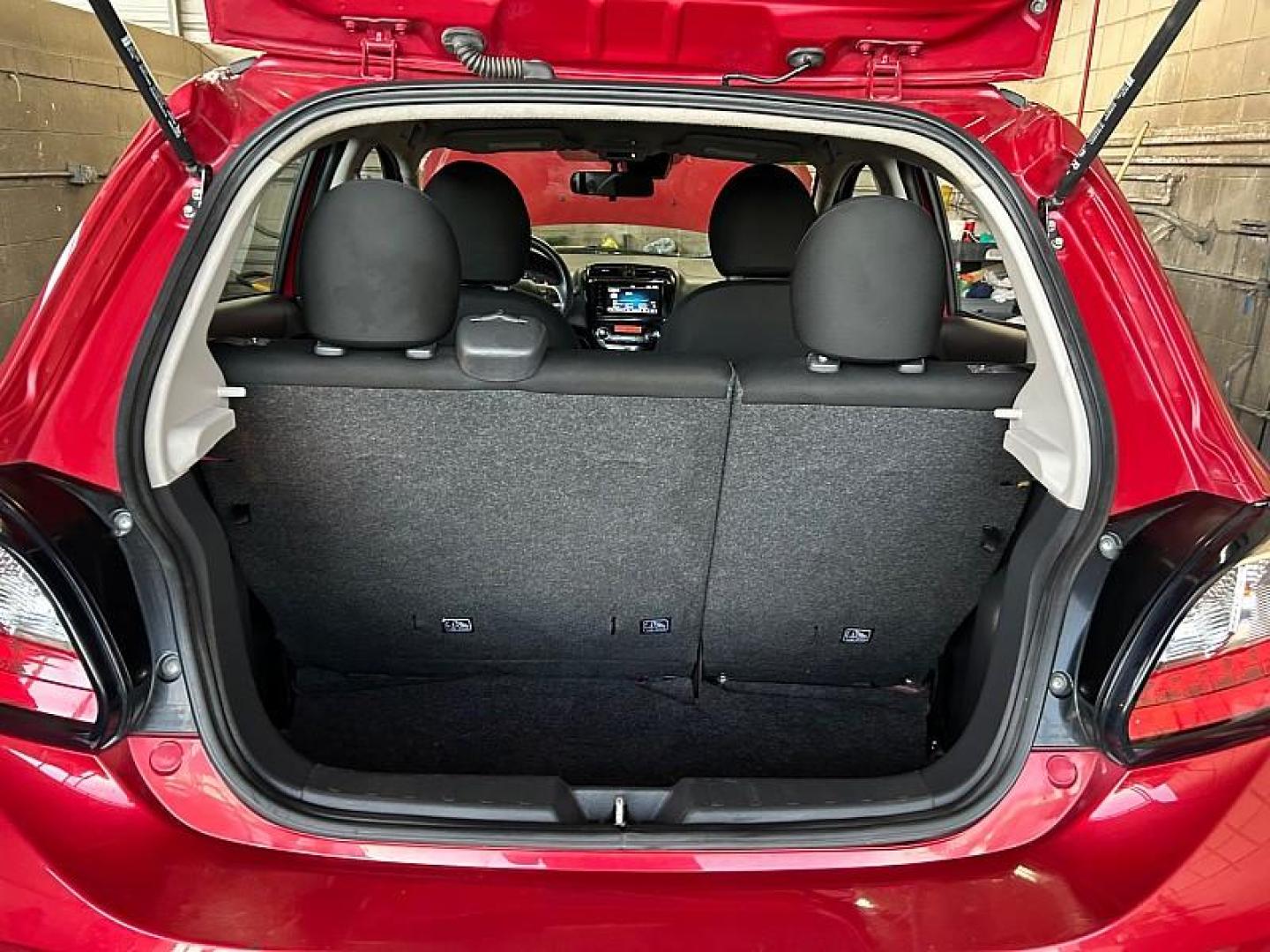 2022 RED Mitsubishi Mirage (ML32AUHJ4NH) with an 3-Cyl 1.2 Liter engine, Automatic CVT transmission, located at 412 Auto Vista Drive, Palmdale, 93551, (661) 945-0620, 34.592636, -118.136681 - Photo#22
