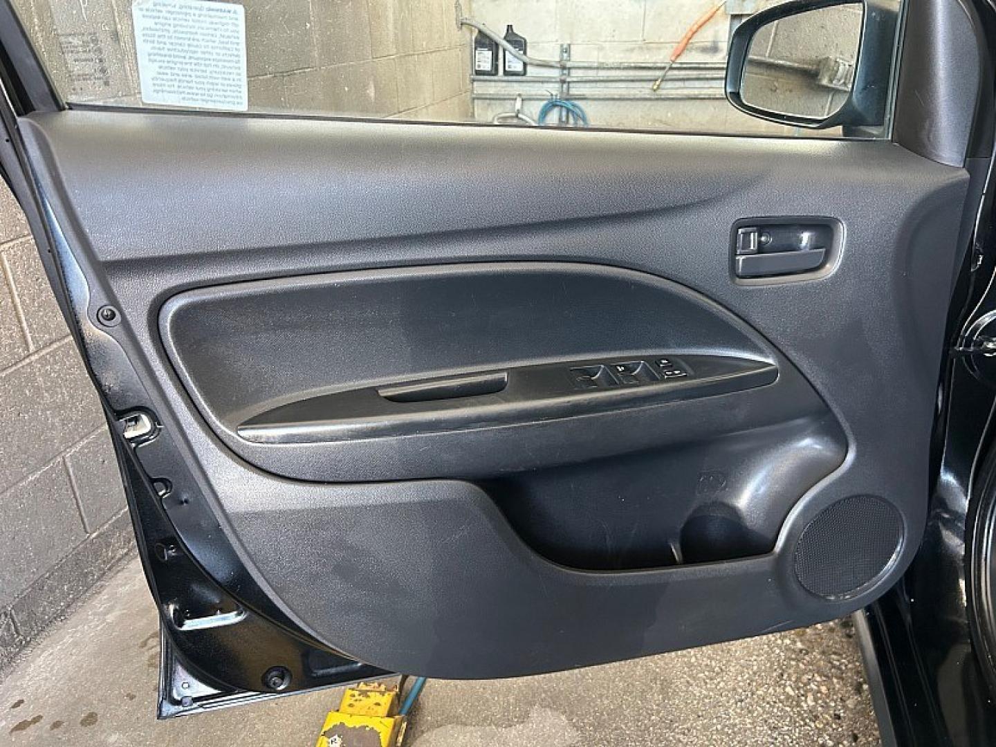 2022 Black Mitsubishi Mirage (ML32AUHJ8NH) with an 3-Cyl 1.2 Liter engine, Automatic CVT transmission, located at 412 Auto Vista Drive, Palmdale, 93551, (661) 945-0620, 34.592636, -118.136681- Photo#8