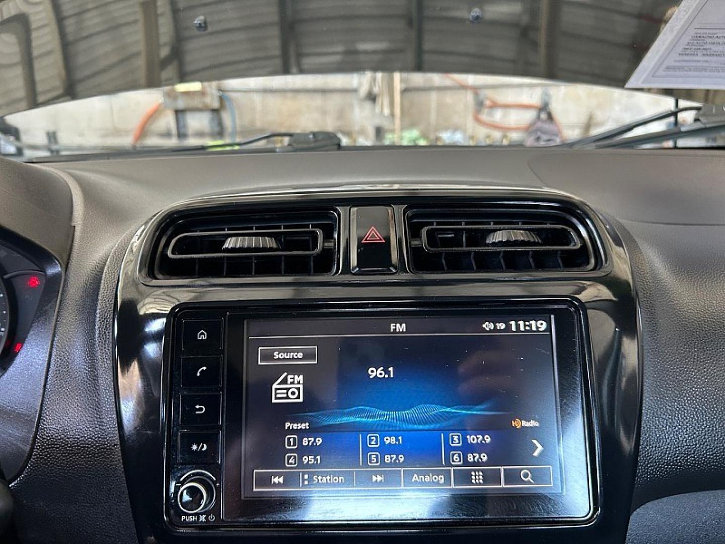 2022 Black Mitsubishi Mirage (ML32AUHJ8NH) with an 3-Cyl 1.2 Liter engine, Automatic CVT transmission, located at 412 Auto Vista Drive, Palmdale, 93551, (661) 945-0620, 34.592636, -118.136681- Photo#10
