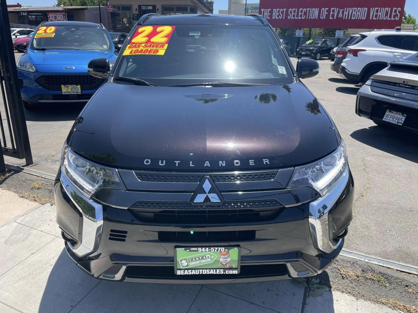 2022 Mitsubishi Outlander PHEV SEL (JA4J2VA72NZ) with an 2.0L L4 DOHC 16V HYBRID engine, 1A transmission, located at 744 E Miner Ave, Stockton, CA, 95202, (209) 944-5770, 37.956863, -121.282082 - PLUS TAXES AND FEES NO CHARGER AVAILABLE - Photo#2