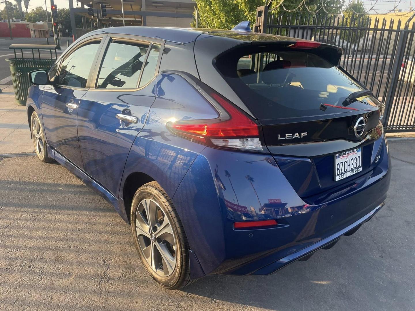 2022 Nissan LEAF SV (1N4BZ1CV7NC) with an ELECTRIC engine, CVT transmission, located at 744 E Miner Ave, Stockton, CA, 95202, (209) 944-5770, 37.956863, -121.282082 - PLUS TAXES AND FEES NO CHARGER AVAILABLE - Photo#10
