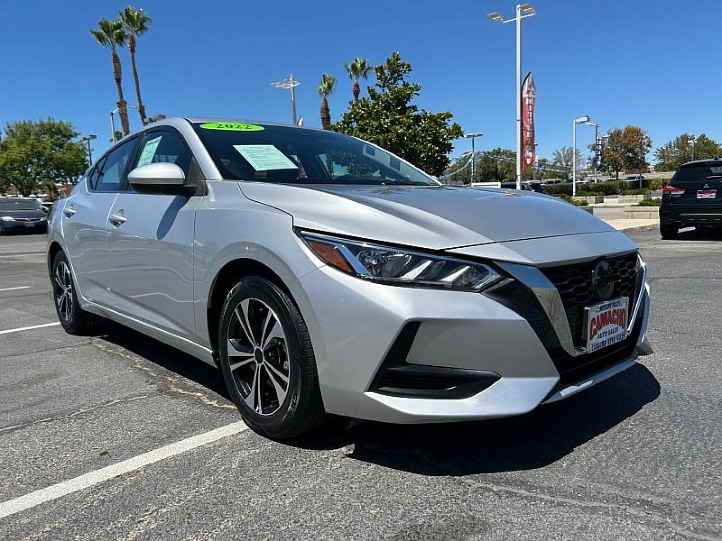 2022 SILVER Nissan Sentra (3N1AB8CV0NY) with an 4-Cyl 2.0 Liter engine, Automatic CVT w/Xtronic transmission, located at 412 Auto Vista Drive, Palmdale, 93551, (661) 945-0620, 34.592636, -118.136681 - Photo#0