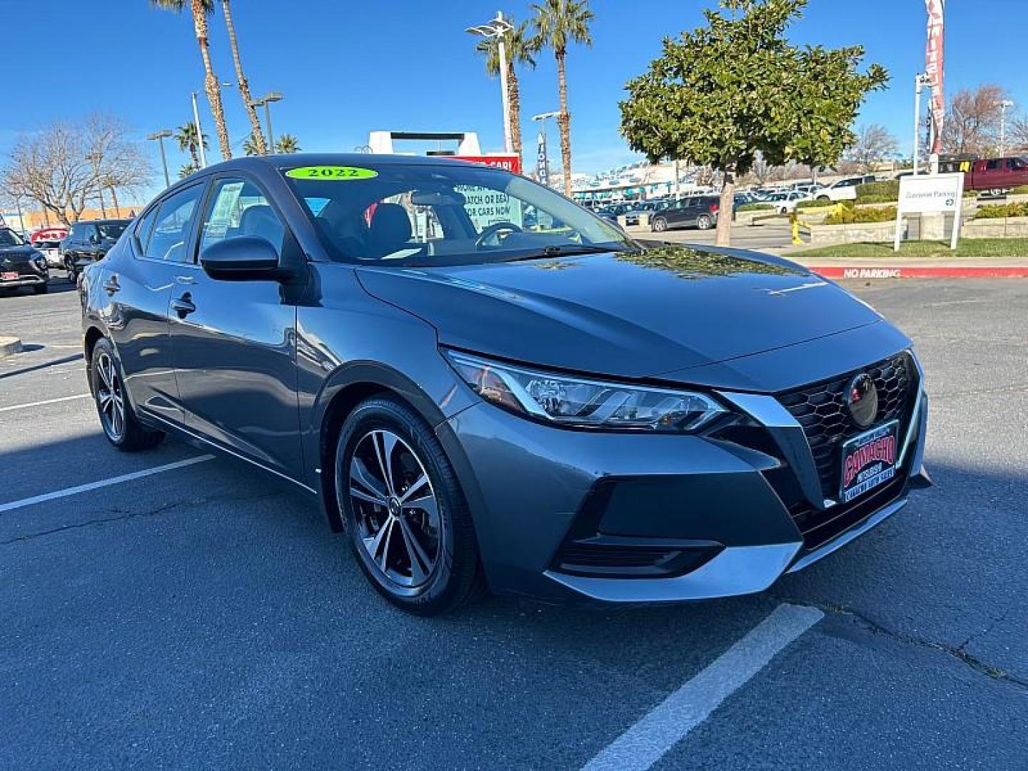 2022 GRAY Nissan Sentra (3N1AB8CV4NY) with an 4-Cyl 2.0 Liter engine, Automatic CVT w/Xtronic transmission, located at 412 Auto Vista Drive, Palmdale, 93551, (661) 945-0620, 34.592636, -118.136681 - Photo#0