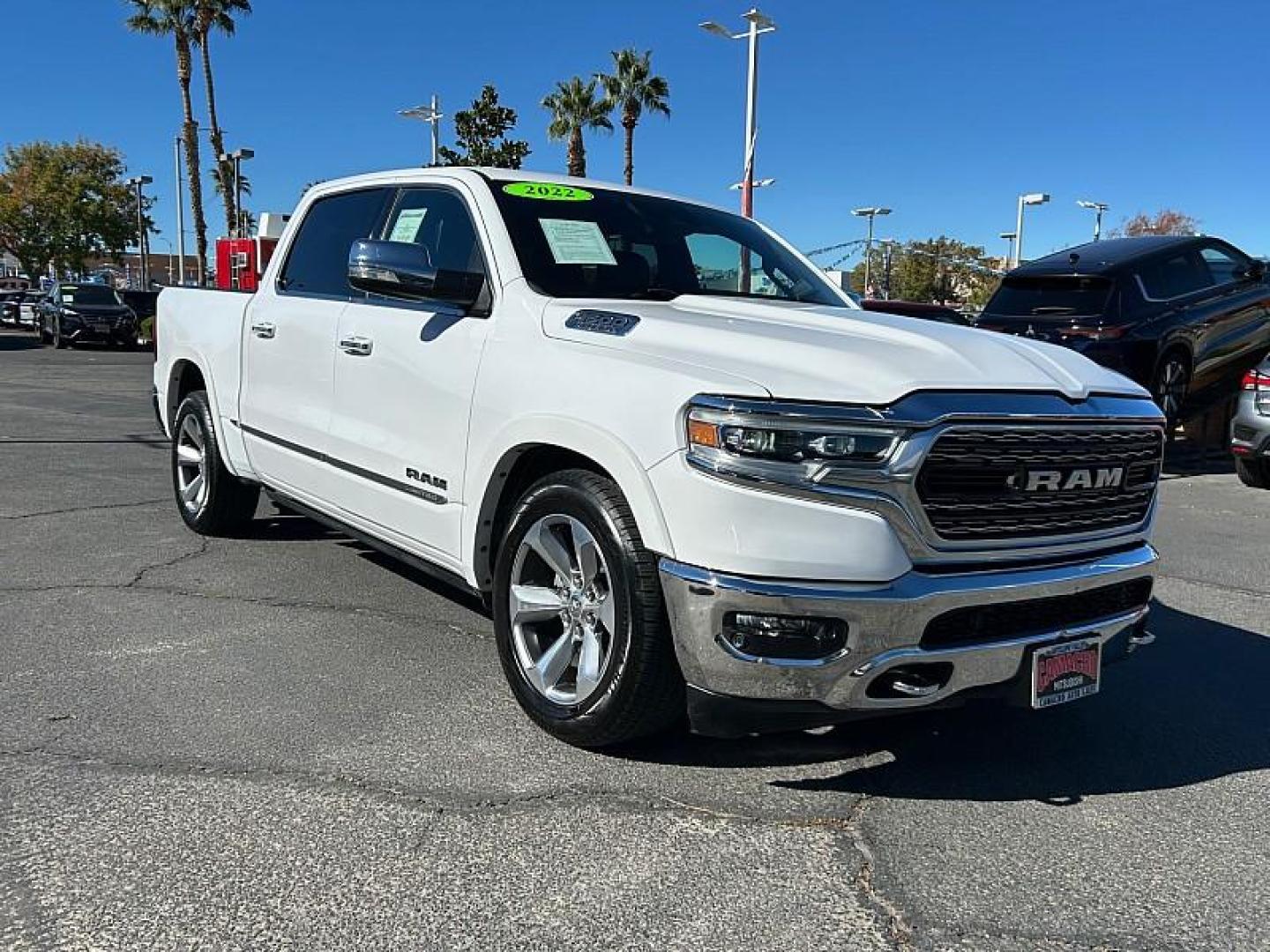 2022 WHITE Ram 1500 4WD (1C6SRFHT1NN) with an V8 HEMI 5.7 Liter engine, Automatic 8-Spd transmission, located at 412 Auto Vista Drive, Palmdale, 93551, (661) 945-0620, 34.592636, -118.136681 - Photo#0