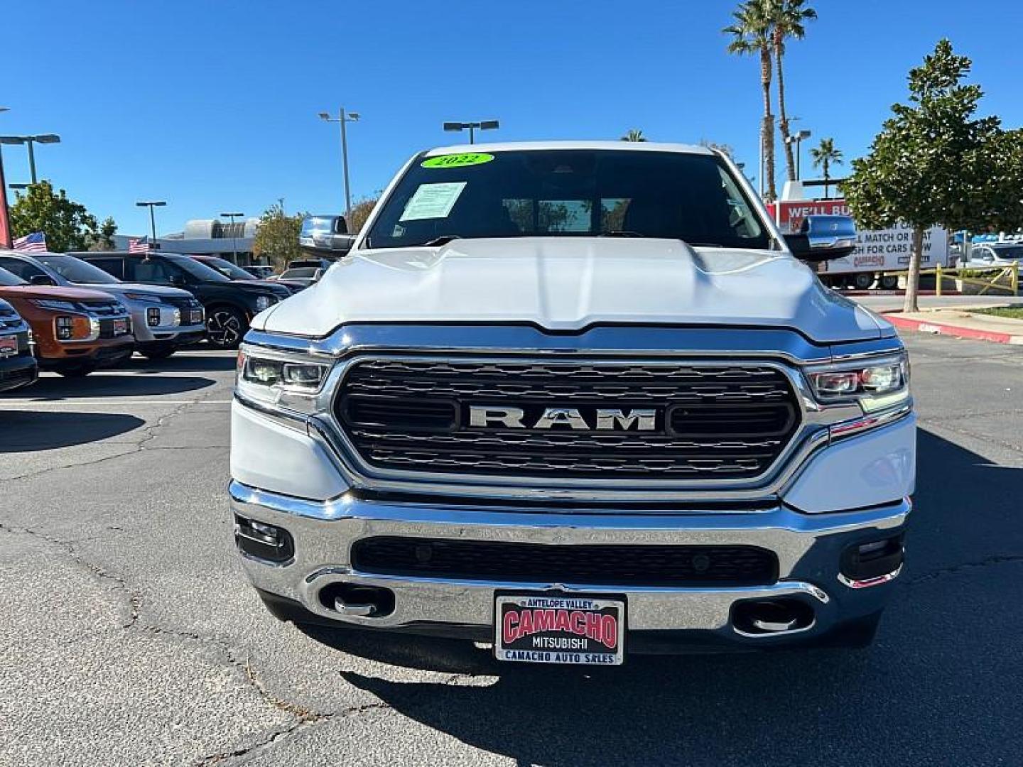 2022 WHITE Ram 1500 4WD (1C6SRFHT1NN) with an V8 HEMI 5.7 Liter engine, Automatic 8-Spd transmission, located at 412 Auto Vista Drive, Palmdale, 93551, (661) 945-0620, 34.592636, -118.136681 - Photo#1