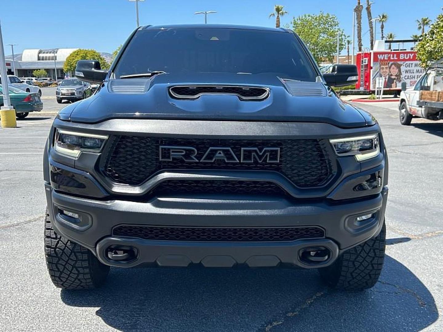 2022 BLACK Ram 1500 4WD (1C6SRFU91NN) with an V8 HEMI 6.2 Liter engine, Automatic 8-Spd transmission, located at 412 Auto Vista Drive, Palmdale, 93551, (661) 945-0620, 34.592636, -118.136681 - Photo#1
