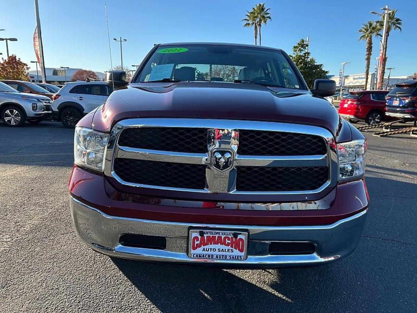 2022 RED Ram 1500 Classic 2WD (1C6RR6LG3NS) with an V8 HEMI 5.7 Liter engine, Automatic 8-Spd transmission, located at 412 Auto Vista Drive, Palmdale, 93551, (661) 945-0620, 34.592636, -118.136681 - Photo#1