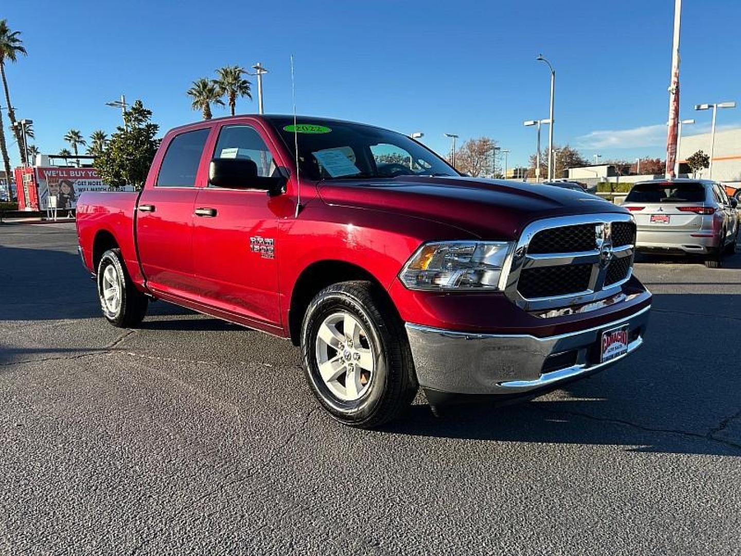 2022 RED Ram 1500 Classic 2WD (1C6RR6LG3NS) with an V8 HEMI 5.7 Liter engine, Automatic 8-Spd transmission, located at 412 Auto Vista Drive, Palmdale, 93551, (661) 945-0620, 34.592636, -118.136681 - Photo#0