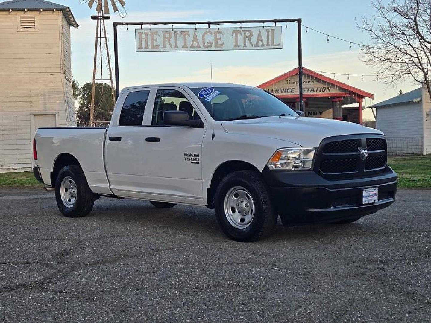 2022 WHITE Ram 1500 Classic 2WD (1C6RR6FG6NS) with an V6 Flex Fuel 3.6 Liter engine, Automatic 8-Spd transmission, located at 246 E Walker St., Orland, 95963, (530) 865-5800, 39.747589, -122.178398 - Photo#1