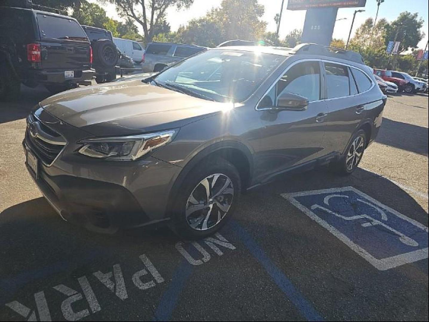 2022 BROWN Subaru Outback (4S4BTANC7N3) with an 4-Cyl 2.5 Liter engine, Automatic CVT w/Lineartronic transmission, located at 412 Auto Vista Drive, Palmdale, 93551, (661) 945-0620, 34.592636, -118.136681 - Photo#0
