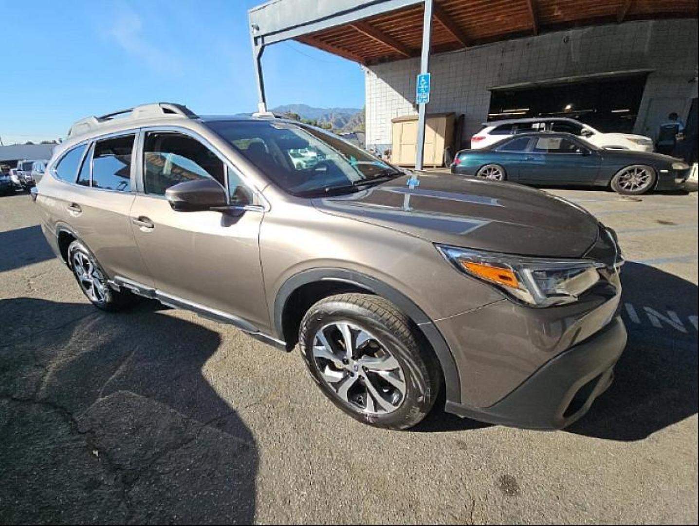 2022 BROWN Subaru Outback (4S4BTANC7N3) with an 4-Cyl 2.5 Liter engine, Automatic CVT w/Lineartronic transmission, located at 412 Auto Vista Drive, Palmdale, 93551, (661) 945-0620, 34.592636, -118.136681 - Photo#3