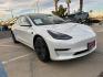 2022 WHITE Tesla Model 3 (5YJ3E1EA3NF) with an AC Electric Motor engine, Single-Speed Fixed Gear transmission, located at 412 Auto Vista Drive, Palmdale, 93551, (661) 945-0620, 34.592636, -118.136681 - Photo#0