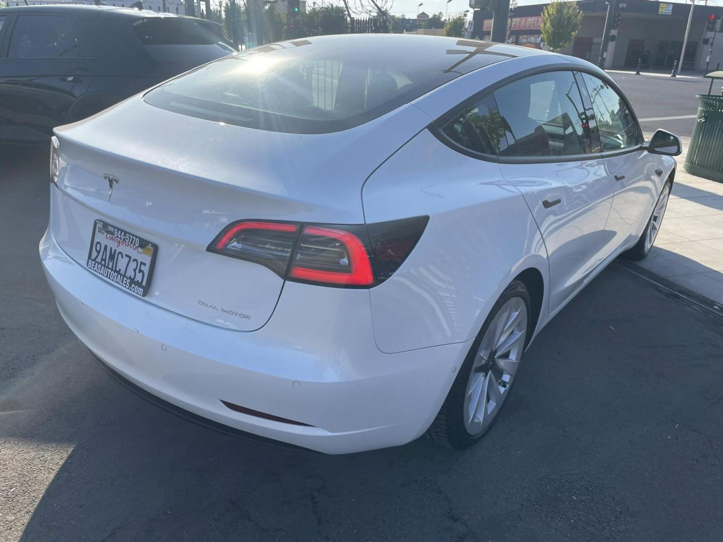 2022 Tesla Model 3 Long Range (5YJ3E1EB5NF) with an ELECTRIC engine, 1A transmission, located at 744 E Miner Ave, Stockton, CA, 95202, (209) 944-5770, 37.956863, -121.282082 - PLUS TAXES AND FEES NO CHARGER AVAILABLE - Photo#9