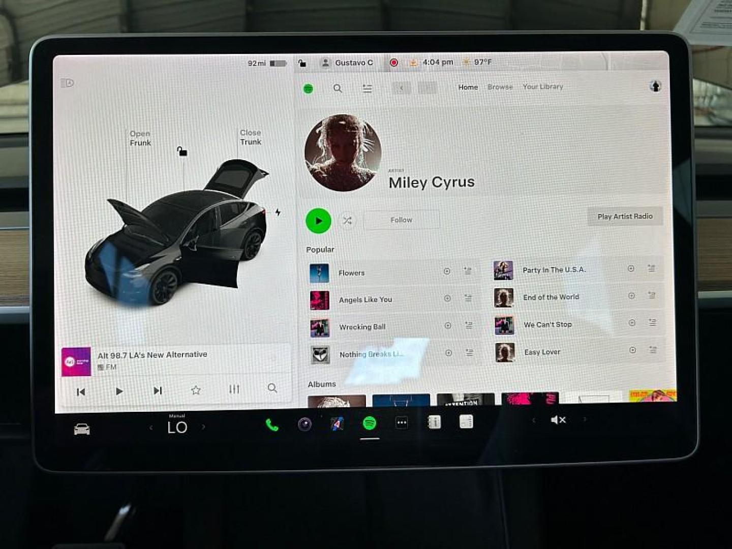 2022 BLACK Tesla Model Y (7SAYGDEE3NF) with an Dual AC Electric Motors engine, Single-Speed Fixed Gear transmission, located at 412 Auto Vista Drive, Palmdale, 93551, (661) 945-0620, 34.592636, -118.136681 - Photo#19