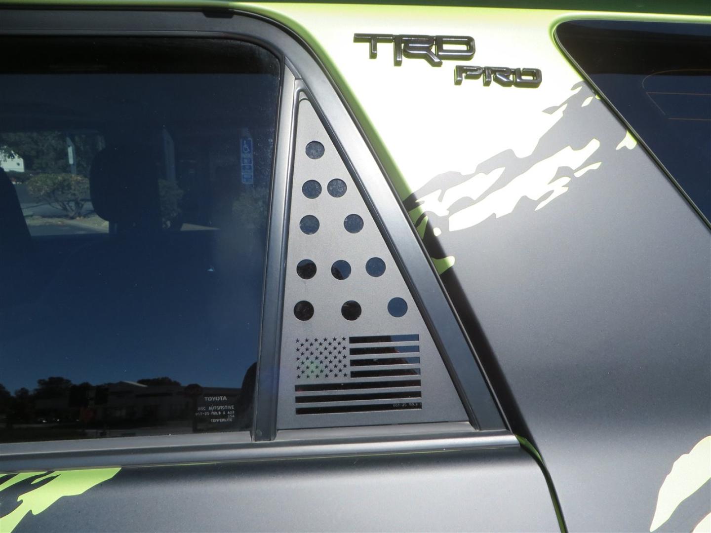 2022 Green /Black Toyota 4Runner TRD PRO 4WD (JTELU5JR6N6) with an 4.0L V6 DOHC 24V engine, 5A transmission, located at 2630 Grass Valley Highway, Auburn, CA, 95603, (530) 508-5100, 38.937893, -121.095482 - Features- A Magnuson Supercharger, Westcott Designs level kit and Roof Ladder, BFG KO3 tires, IronMan Front and rear bumpers, Winch, Led lighting, Rock Sliders, Alpha Rex tail lights, IKamper roof rack, Mamba Roof mounted tent, Yakima roof basket, Kammok Awning, Smoked bug deflector, Pedal Commander - Photo#21