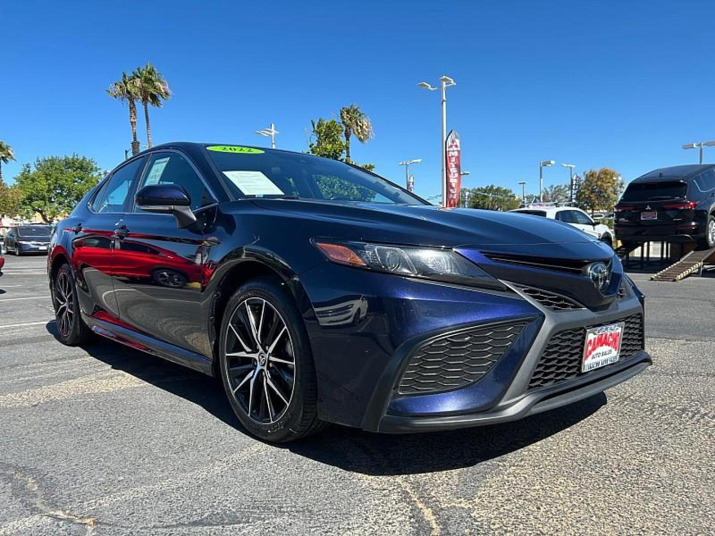 2022 BLUE Toyota Camry (4T1G11AK4NU) with an 4-Cyl 2.5 Liter engine, Automatic 8-Spd w/Sequential Shift transmission, located at 412 Auto Vista Drive, Palmdale, 93551, (661) 945-0620, 34.592636, -118.136681 - Photo#0
