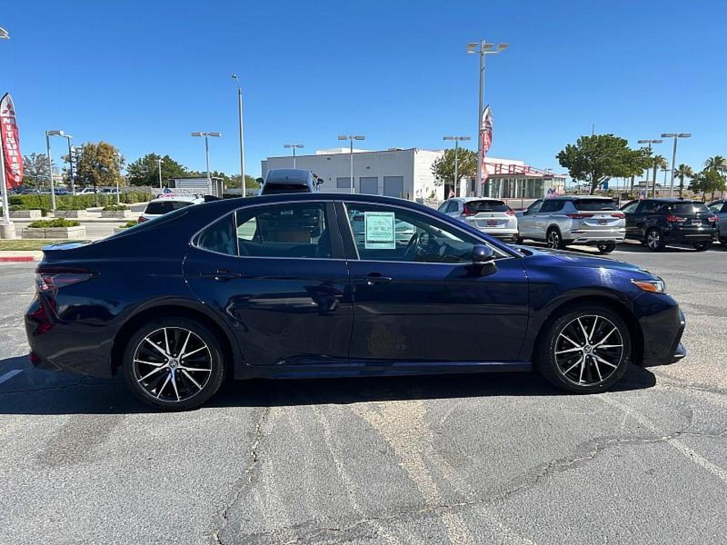 2022 BLUE Toyota Camry (4T1G11AK4NU) with an 4-Cyl 2.5 Liter engine, Automatic 8-Spd w/Sequential Shift transmission, located at 412 Auto Vista Drive, Palmdale, 93551, (661) 945-0620, 34.592636, -118.136681 - Photo#4