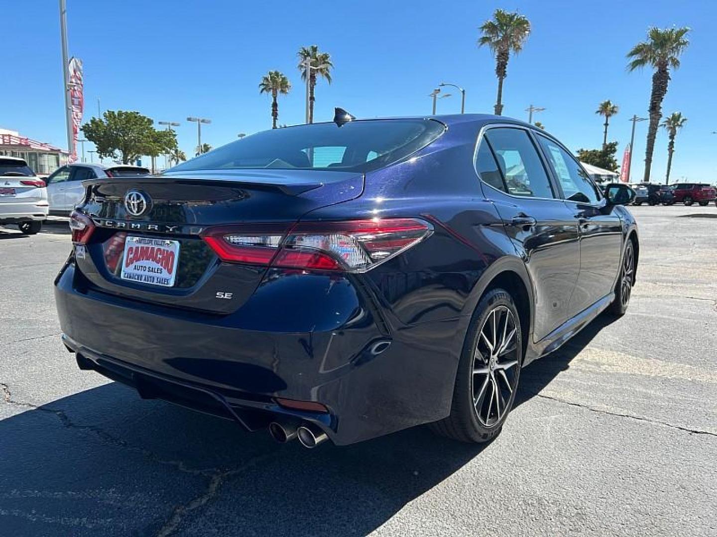 2022 BLUE Toyota Camry (4T1G11AK4NU) with an 4-Cyl 2.5 Liter engine, Automatic 8-Spd w/Sequential Shift transmission, located at 412 Auto Vista Drive, Palmdale, 93551, (661) 945-0620, 34.592636, -118.136681 - Photo#5