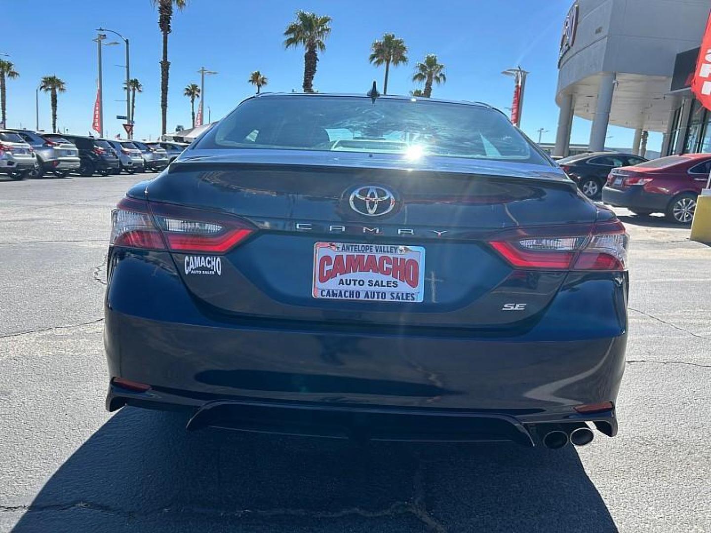 2022 BLUE Toyota Camry (4T1G11AK4NU) with an 4-Cyl 2.5 Liter engine, Automatic 8-Spd w/Sequential Shift transmission, located at 412 Auto Vista Drive, Palmdale, 93551, (661) 945-0620, 34.592636, -118.136681 - Photo#6