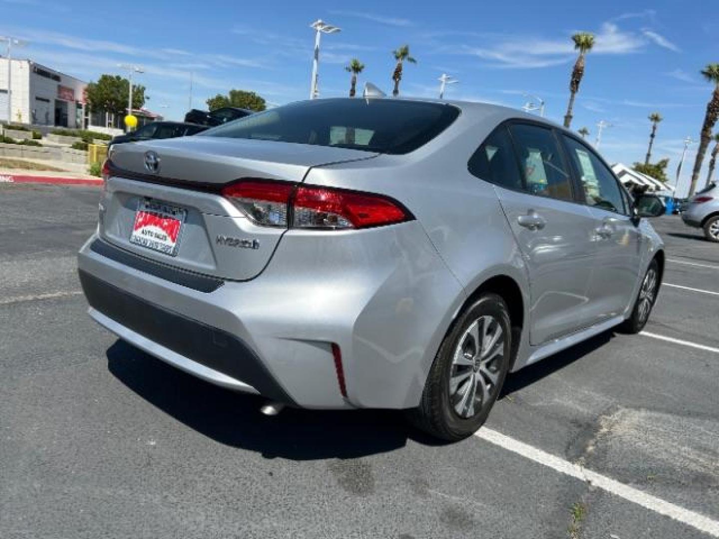 2022 GRAY Toyota Corolla (JTDEAMDEXNJ) with an 4-Cyl Hybrid 1.8 Liter engine, Automatic CVTi transmission, located at 412 Auto Vista Drive, Palmdale, 93551, (661) 945-0620, 34.592636, -118.136681 - Photo#2