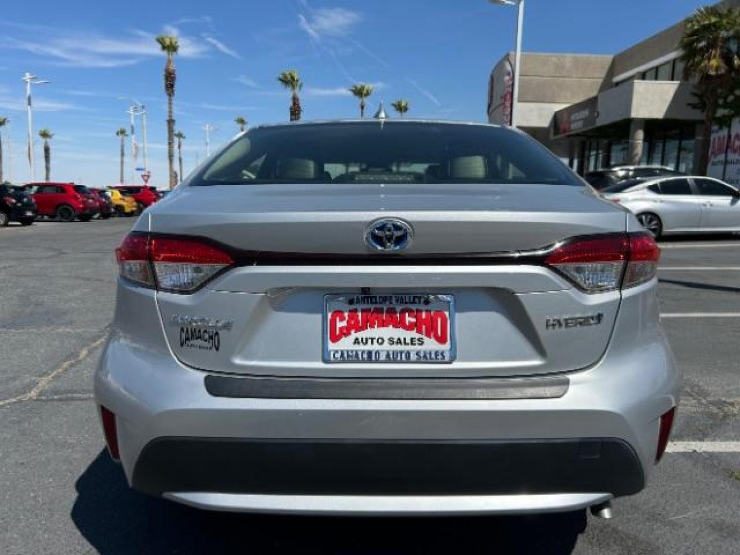 2022 GRAY Toyota Corolla (JTDEAMDEXNJ) with an 4-Cyl Hybrid 1.8 Liter engine, Automatic CVTi transmission, located at 412 Auto Vista Drive, Palmdale, 93551, (661) 945-0620, 34.592636, -118.136681 - Photo#3