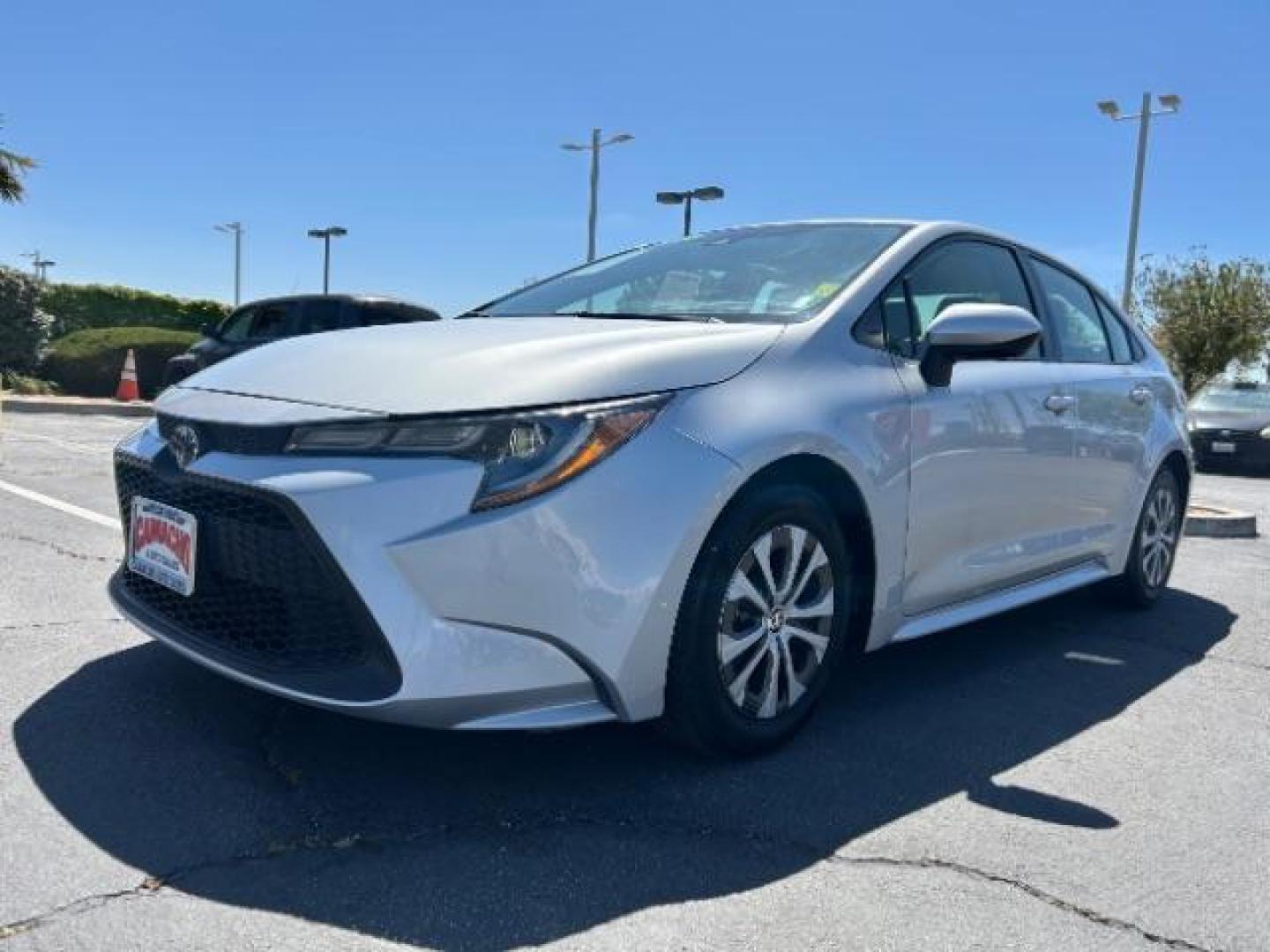 2022 GRAY Toyota Corolla (JTDEAMDEXNJ) with an 4-Cyl Hybrid 1.8 Liter engine, Automatic CVTi transmission, located at 412 Auto Vista Drive, Palmdale, 93551, (661) 945-0620, 34.592636, -118.136681 - Photo#6