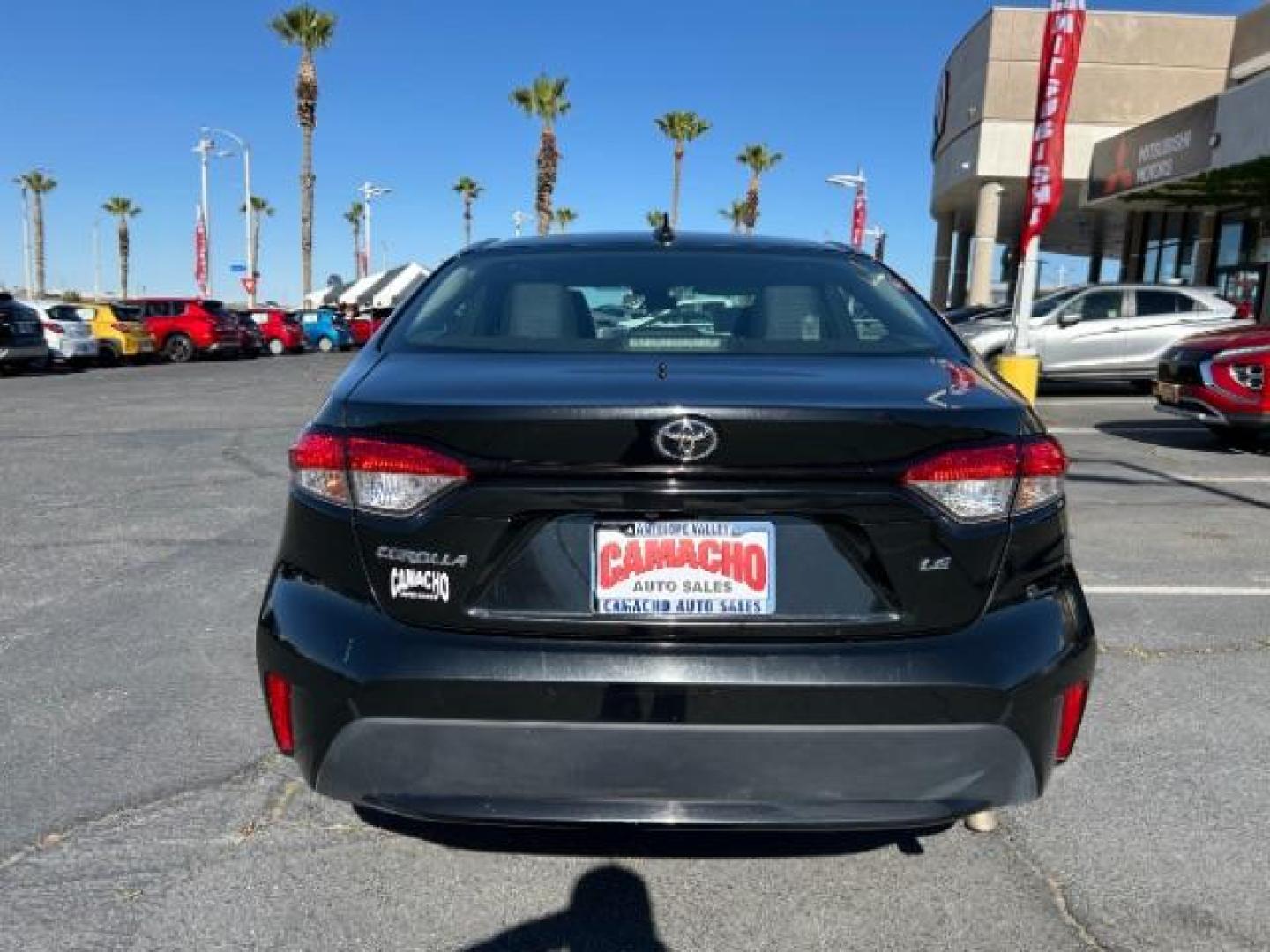 2022 BLACK Toyota Corolla (5YFEPMAE4NP) with an 4-Cyl 1.8 Liter engine, Automatic CVTi-S transmission, located at 412 Auto Vista Drive, Palmdale, 93551, (661) 945-0620, 34.592636, -118.136681 - Photo#2